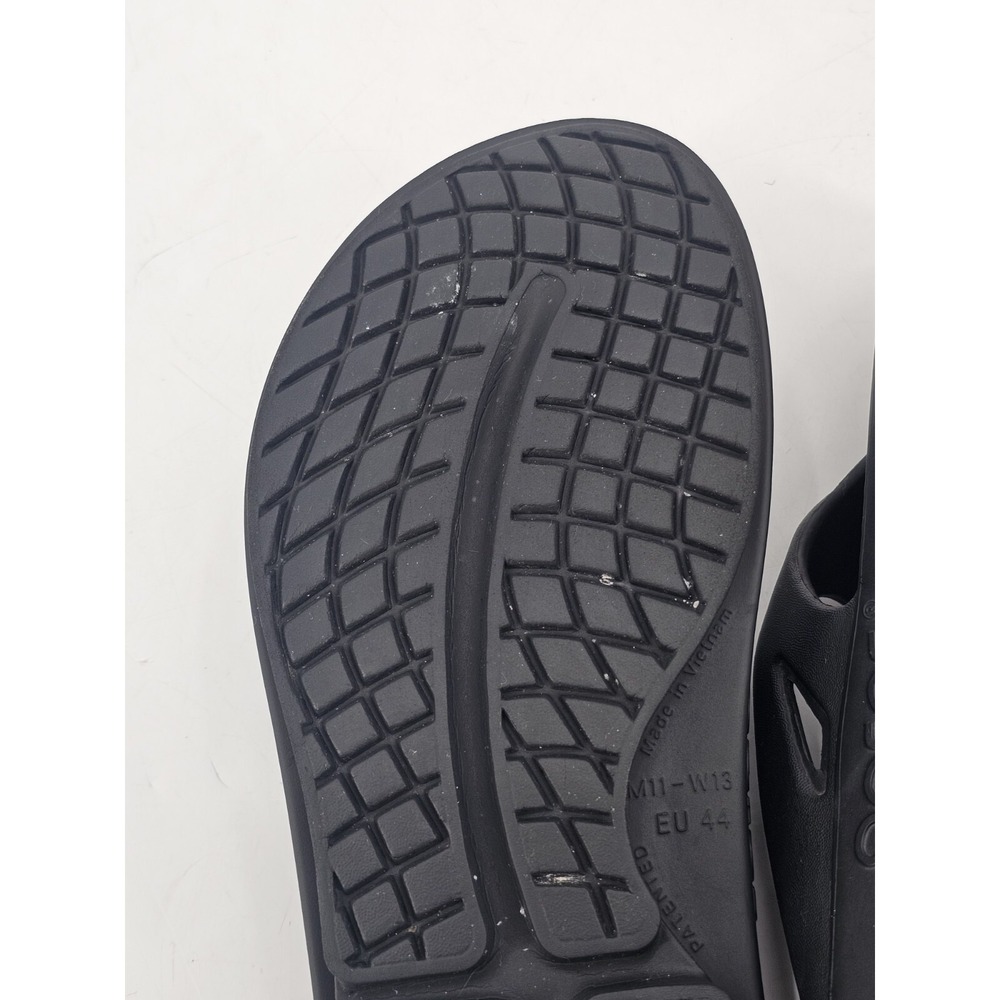 Oofos Original Unisex Recovery Thong Flip Flop Black Unisex M's 11 W's 13 EU 44 - Picture 9 of 11